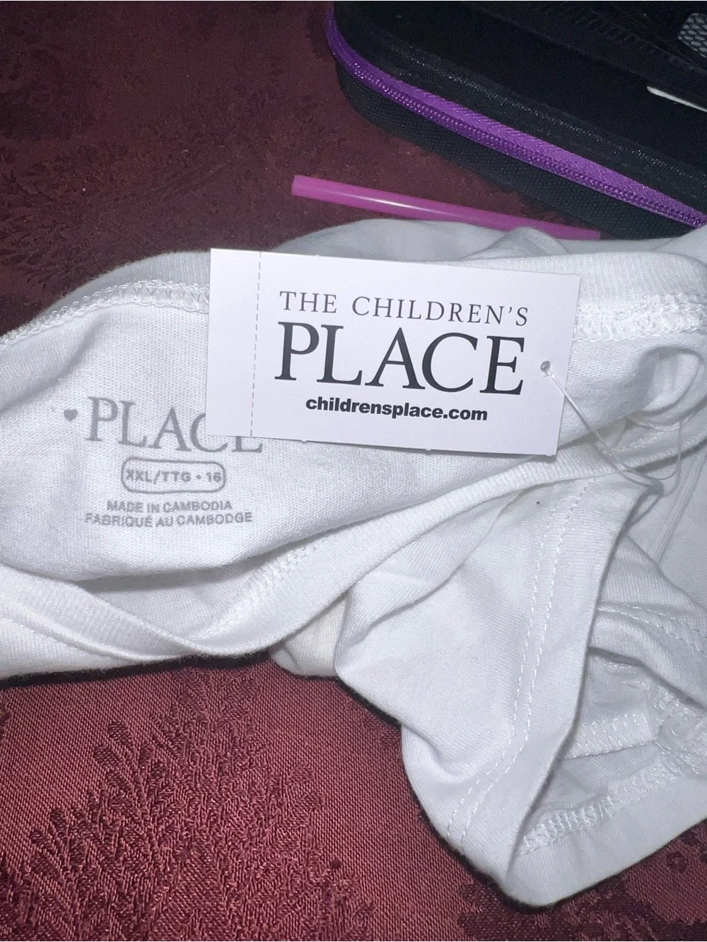 The Children's Place White 'Birthday Mermaid' Short Sleeve Tee